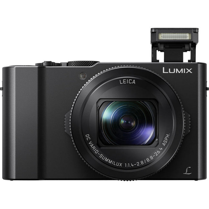 Panasonic LUMIX DMC-LX10 Compact Camera with 64GB SD Card, Battery & LowePro Pouch