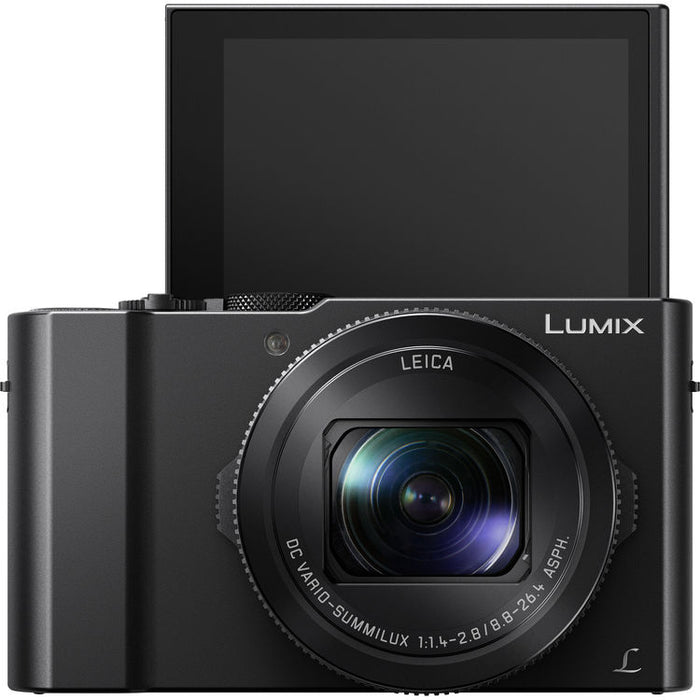 Panasonic LUMIX DMC-LX10 Compact Camera with 64GB SD Card, Battery & LowePro Pouch