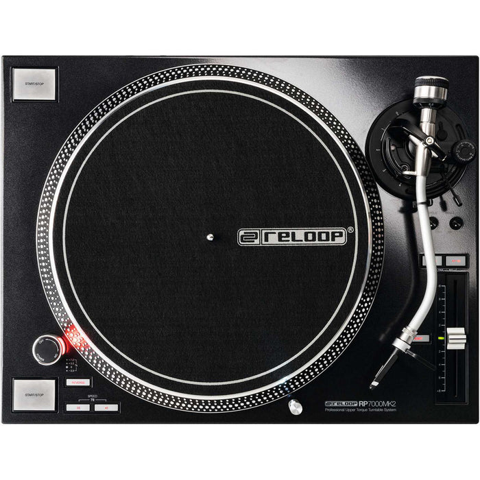 Reloop RP-7000 MK2 Upper Torque Turntable System (Black)