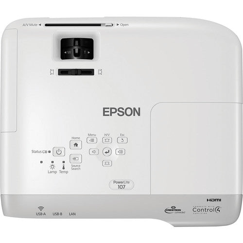 Epson PowerLite 107 3500-Lumen XGA 3LCD Projector - NJ Accessory/Buy Direct & Save