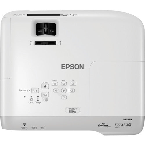 Epson PowerLite 109W 4000-Lumen WXGA 3LCD Projector - NJ Accessory/Buy Direct & Save