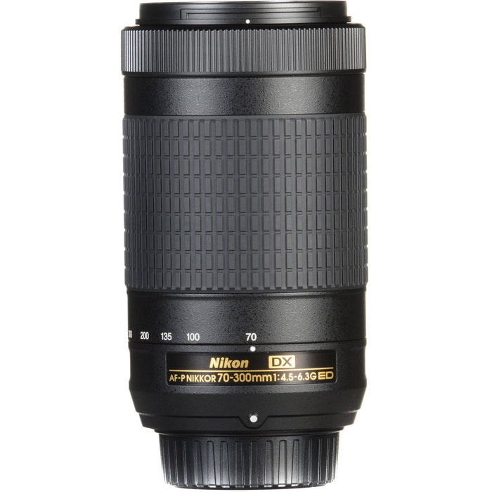 Nikon 70-300mm VR AFP f/4.5-6.3 DX Ed Lens with Top Accessory Bundle