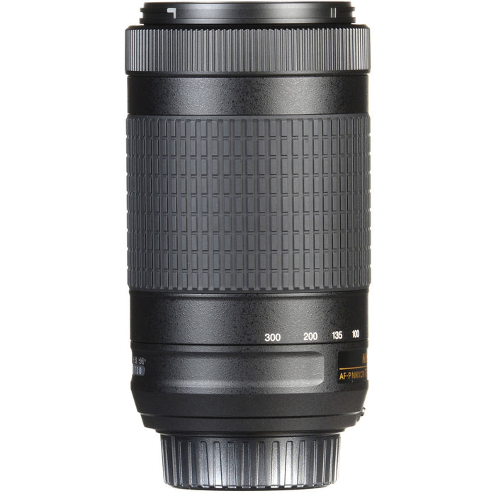 Nikon 70-300mm VR AFP f/4.5-6.3 DX Ed Lens with Top Accessory Bundle