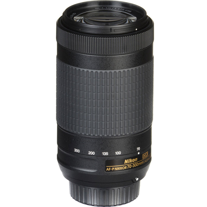 Nikon 70-300mm VR AFP f/4.5-6.3 DX Ed Lens with Top Accessory Bundle