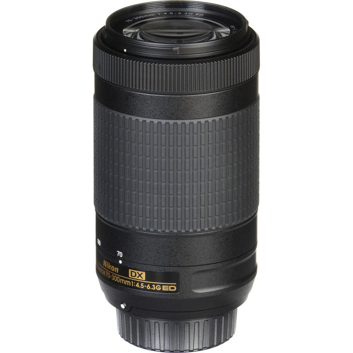 Nikon 70-300mm VR AFP f/4.5-6.3 DX Ed Lens with Top Accessory Bundle