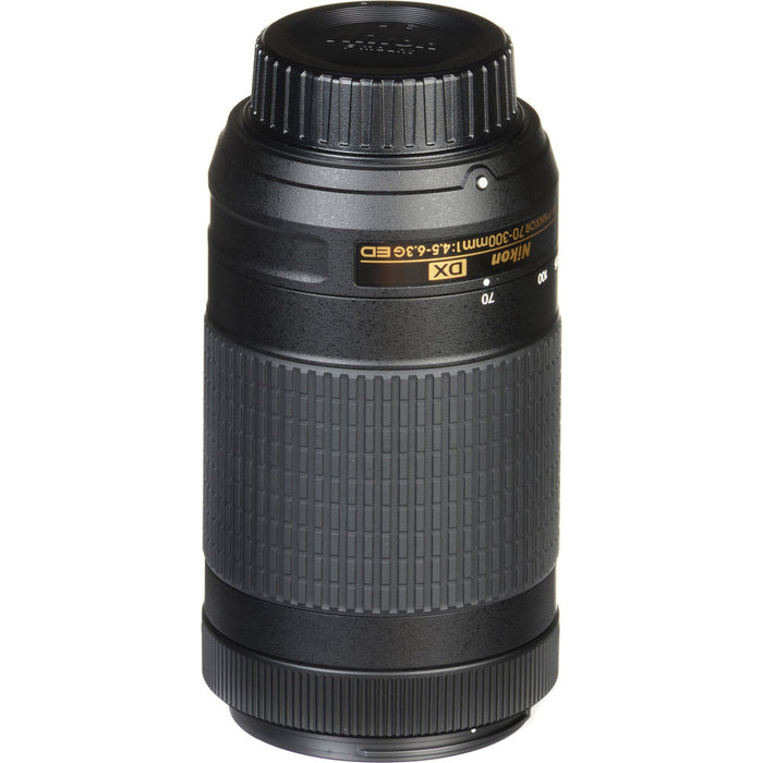 Nikon 70-300mm VR AFP f/4.5-6.3 DX Ed Lens with Top Accessory Bundle