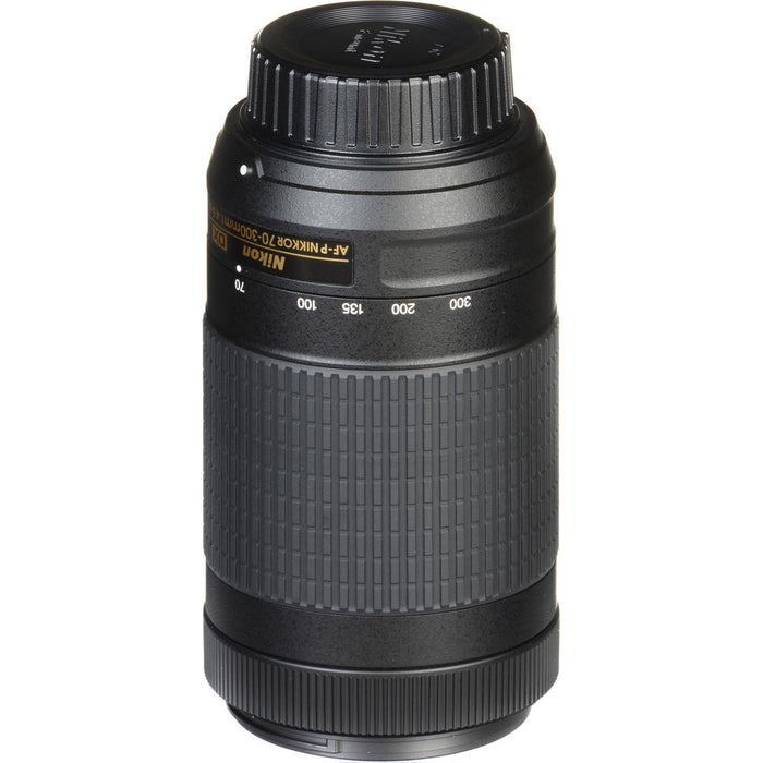 Nikon 70-300mm VR AFP f/4.5-6.3 DX Ed Lens with Top Accessory Bundle