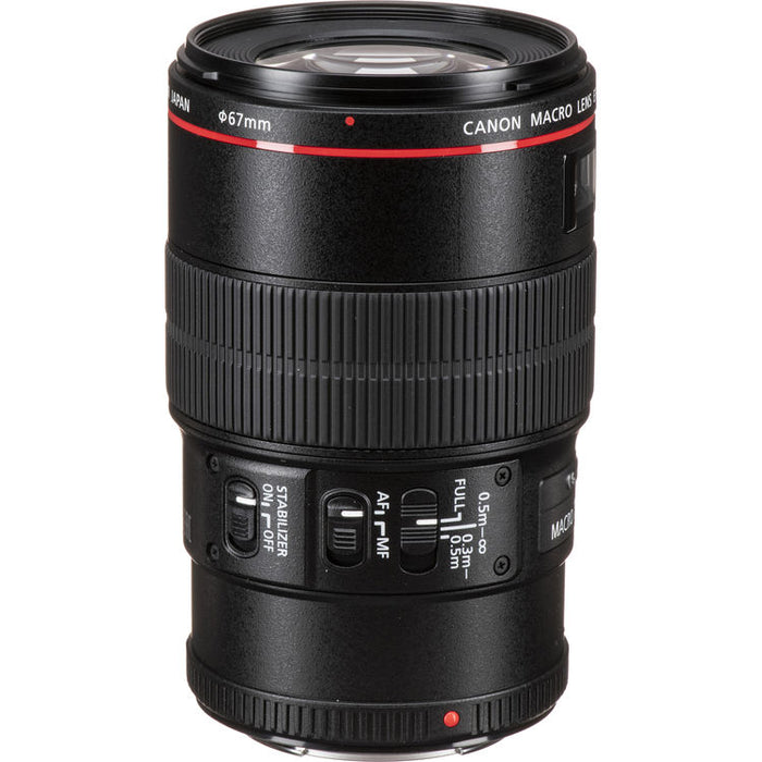 Canon EF 100mm f/2.8L Macro IS USM Lens Kit Tripod Canon