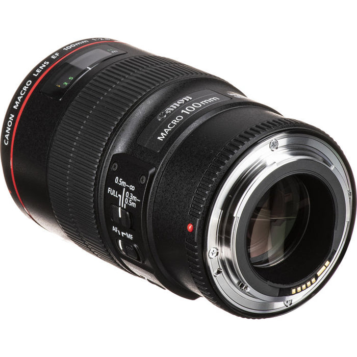 Canon EF 100mm f/2.8L Macro IS USM Lens Kit Tripod Canon