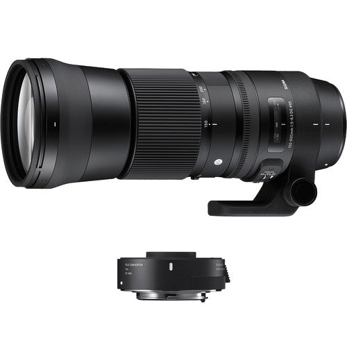 Sigma 150-600mm f/5-6.3 DG OS HSM Contemporary Lens and TC-1401 1.4x Teleconverter Kit for Nikon F - NJ Accessory/Buy Direct & Save