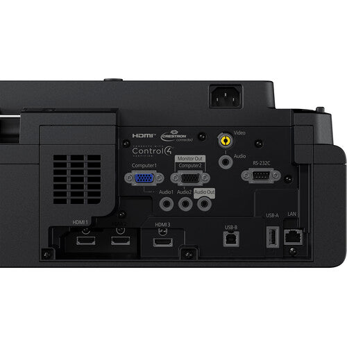 Epson PowerLite 755F 3600-Lumen Full HD Ultra-Short Throw Laser LCD Projector with Wi-Fi (Black) - NJ Accessory/Buy Direct & Save