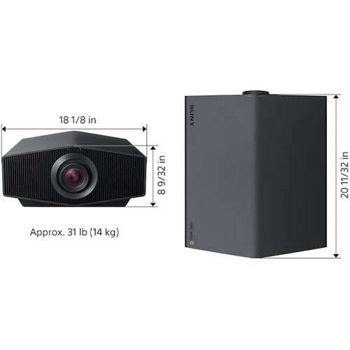 Sony VPL-XW5000ES 2000-Lumen 4K UHD Home Theater Laser SXRD Projector (Black)NEW — view 12