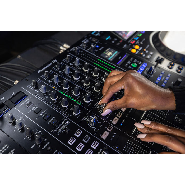 Pioneer DJ DJM-A9 4-Channel Digital Pro Mixer with BluetoothPioneer DJ DJM-A9 4-Channel Digital Pro-DJ Mixer with Bluetooth (Black)