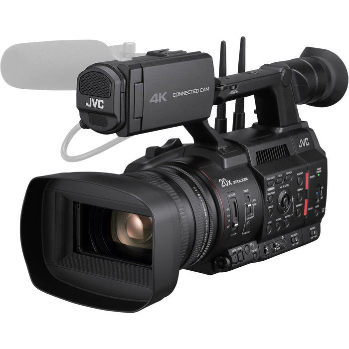 JVC GY-HC550 Handheld 4K Camcorder Live Streaming Pro Video + Bundle