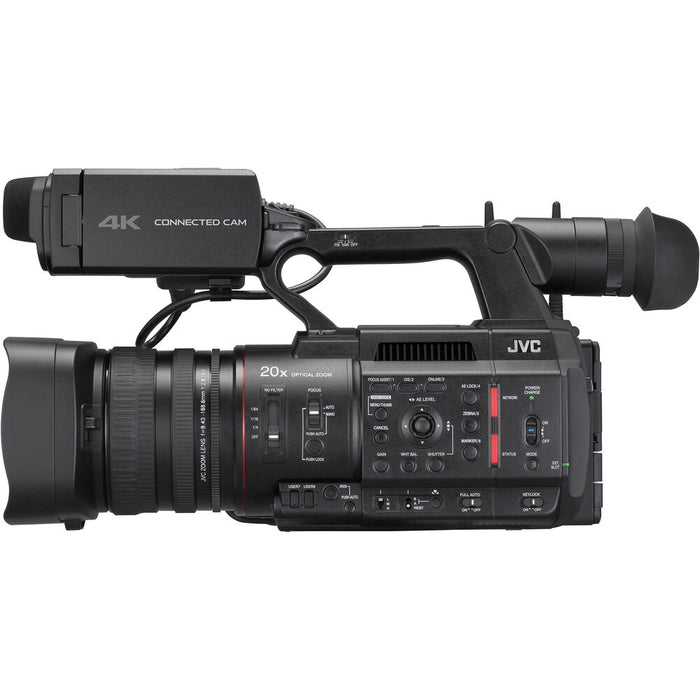 JVC GY-HC550 Handheld 4K Camcorder Live Streaming Pro Video + Bundle