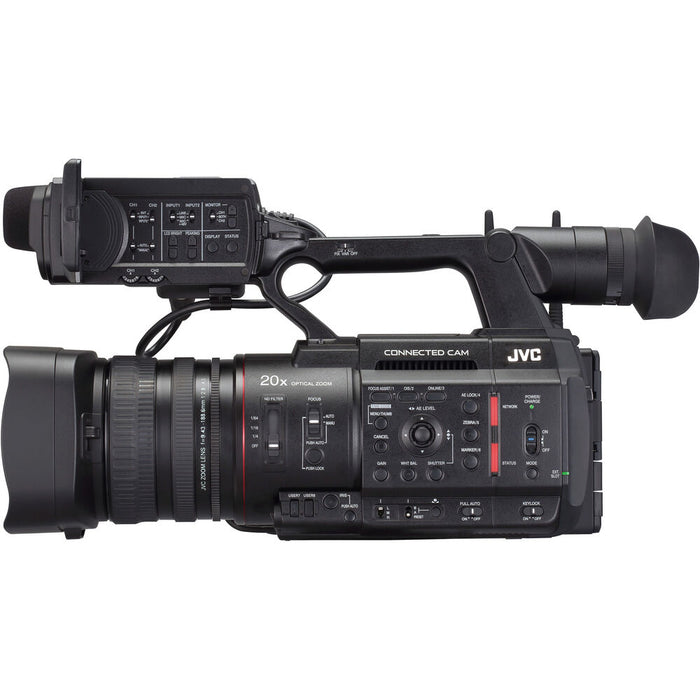JVC GY-HC550 Handheld 4K Camcorder Live Streaming Pro Video + Bundle