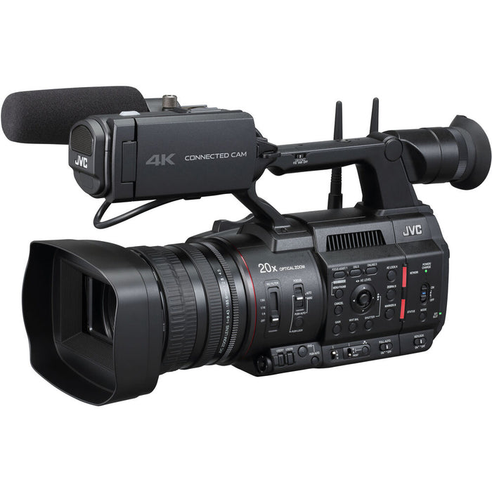 JVC GY-HC550 Handheld 4K Camcorder Live Streaming Pro Video + Bundle