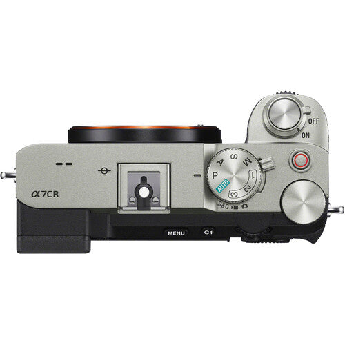 Sony a7CR Mirrorless Camera (Silver) top