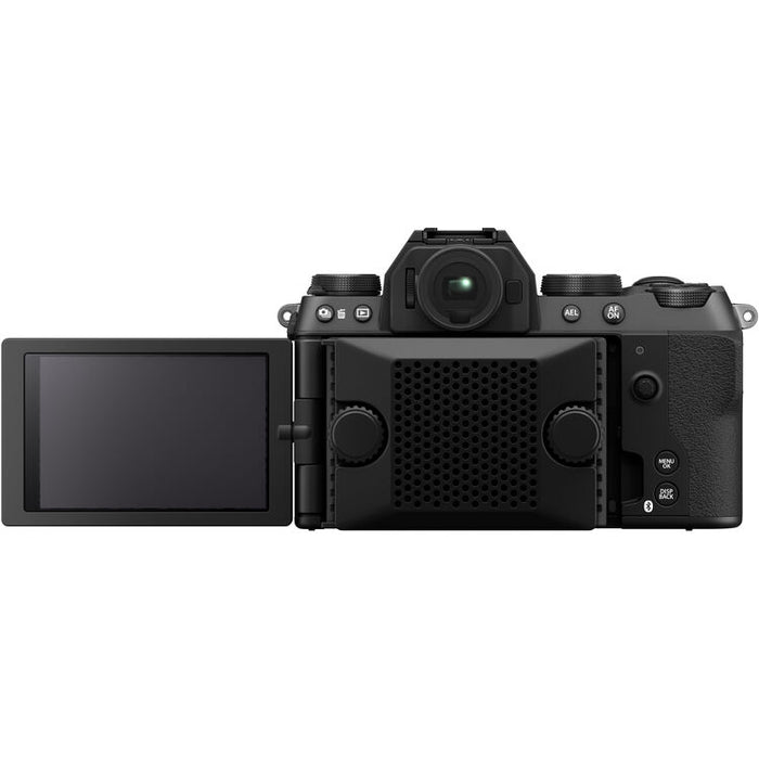 Fujifilm X-S20 Mirrorless Camera with XC 15-45mm f/3.5-5.6 OIS PZ Lens, Bundle with 2x 256GB Memory Card and Battery, 52mm Filter Kit and Shoulder Bag + More