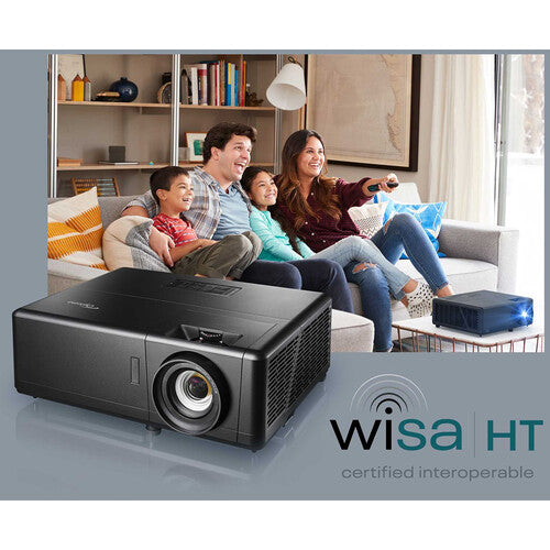 Optoma Technology UHZ55 3000-Lumen UHD 4K Laser DLP Smart Home Theater and Gaming Projector - NJ Accessory/Buy Direct & Save