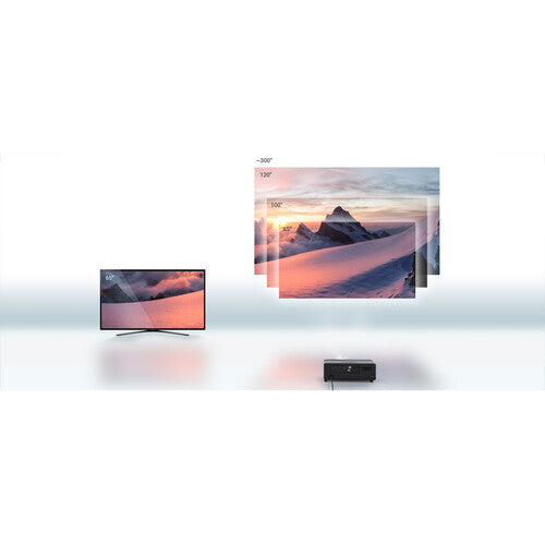 Optoma Technology UHZ55 3000-Lumen UHD 4K Laser DLP Smart Home Theater and Gaming Projector - NJ Accessory/Buy Direct & Save