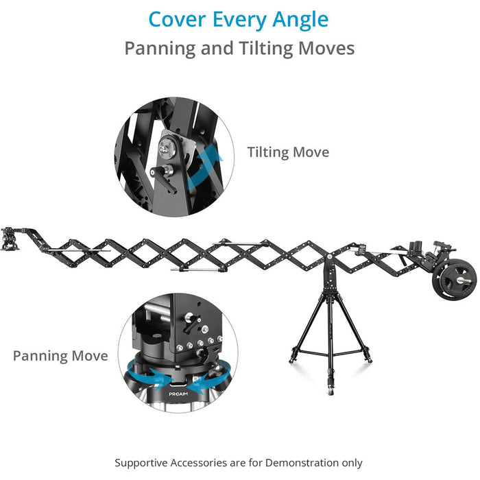 Proaim Powermatic Scissor 17' Telescopic Jib Crane