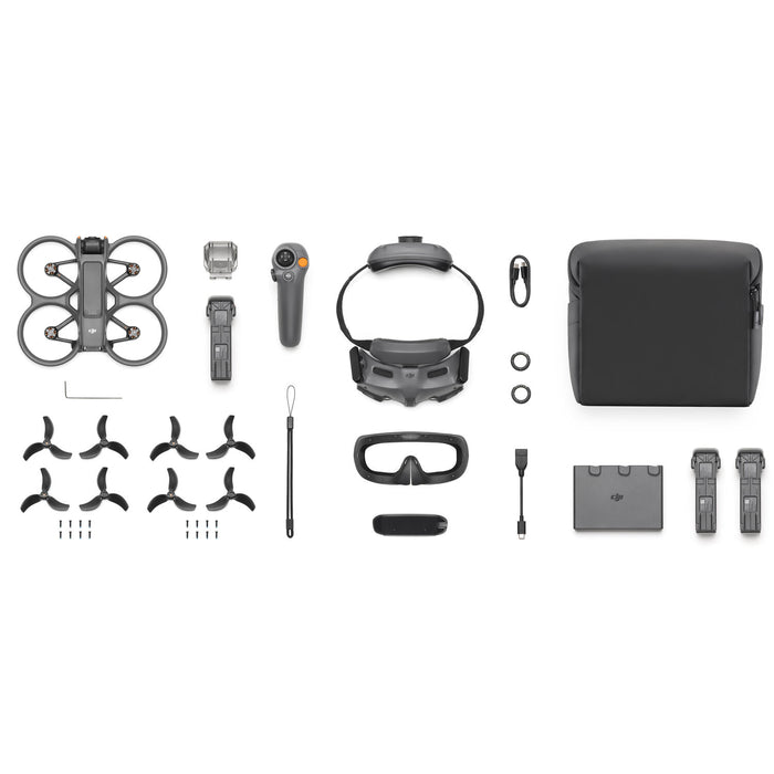 DJI Avata 2 FPV Drone Fly More Combo with Goggles, 4K HDR Video, & Accessories