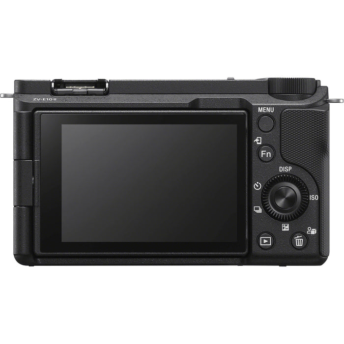 Sony ZV-E10 II Mirrorless Vlogging Camera: 26MP APS-C 4K60p Video Black