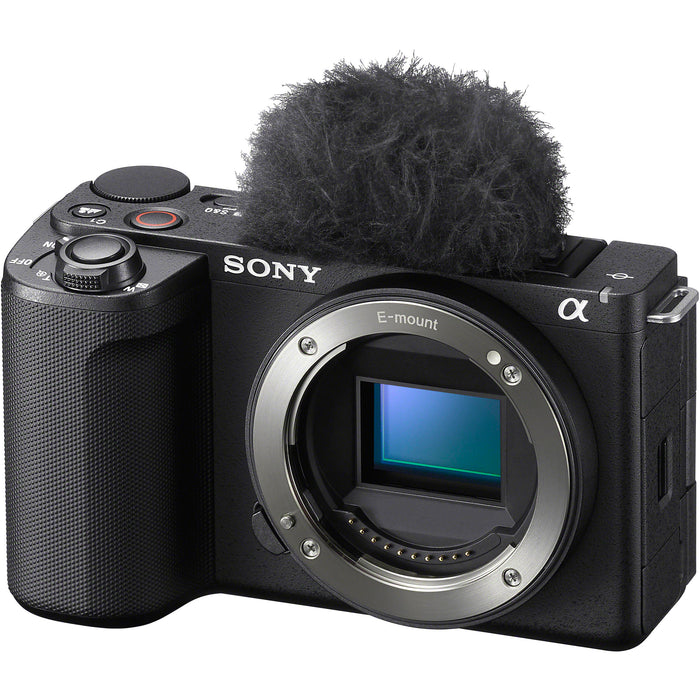 Sony ZV-E10 II Mirrorless Vlogging Camera: 26MP APS-C 4K60p Video Black