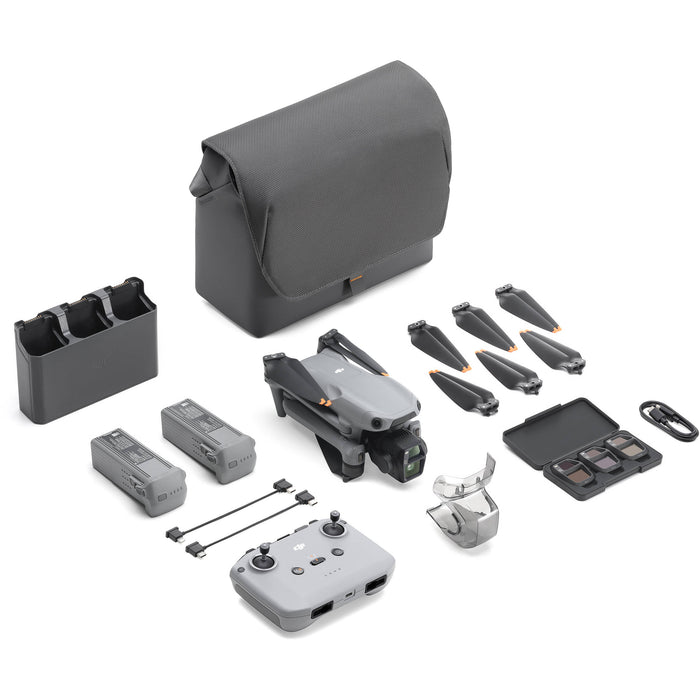 DJI Air 3S Advanced Drone RC-N3 Fly More Combo with LiDAR Dual 4K Cameras