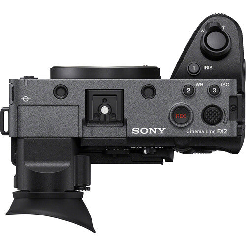 Sony FX2 Full-Frame Digital Cinema Camera with 33MP Sensor and AI Autofocus (ILME-FX2B) + Tamron 35-150mm f/2-2.8 Di III VXD Lens + Lexar 128GB Memory Card (2-Pack) + NP-FZ100 Battery + Lens Filter Kit + Photography Software + Camera Bag + More