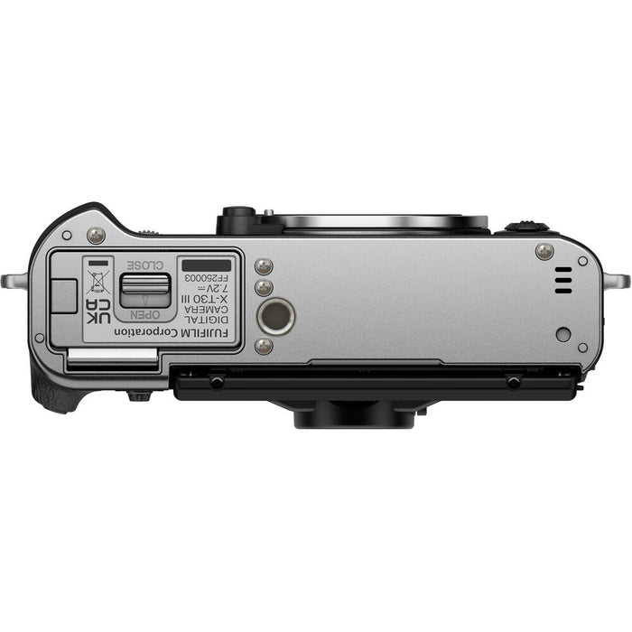FUJIFILM X-T30 III Mirrorless Camera with 13-33mm f/3.5-6.3 Lens (Silver)