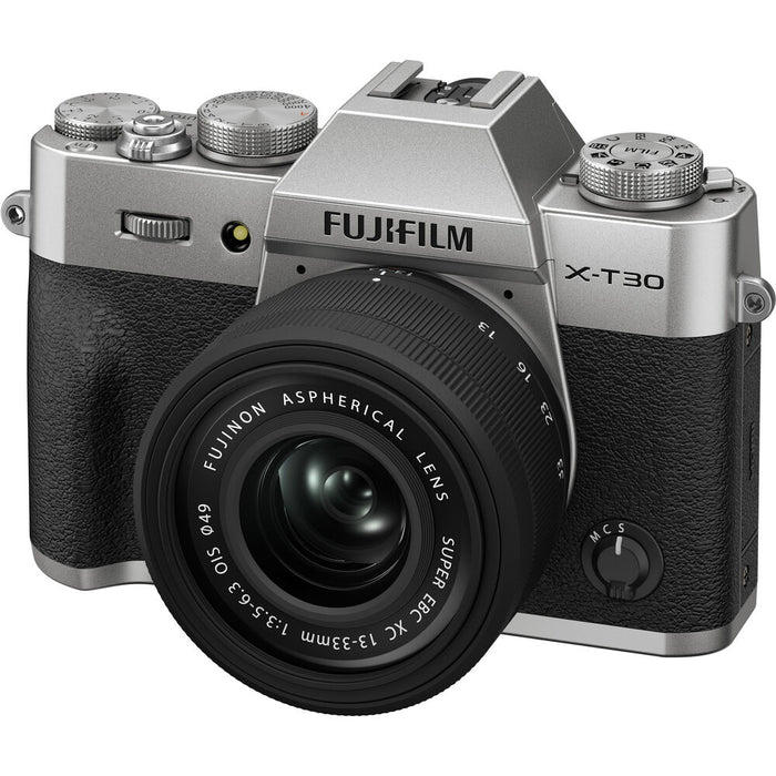 FUJIFILM X-T30 III Mirrorless Camera with 13-33mm f/3.5-6.3 Lens (Silver)