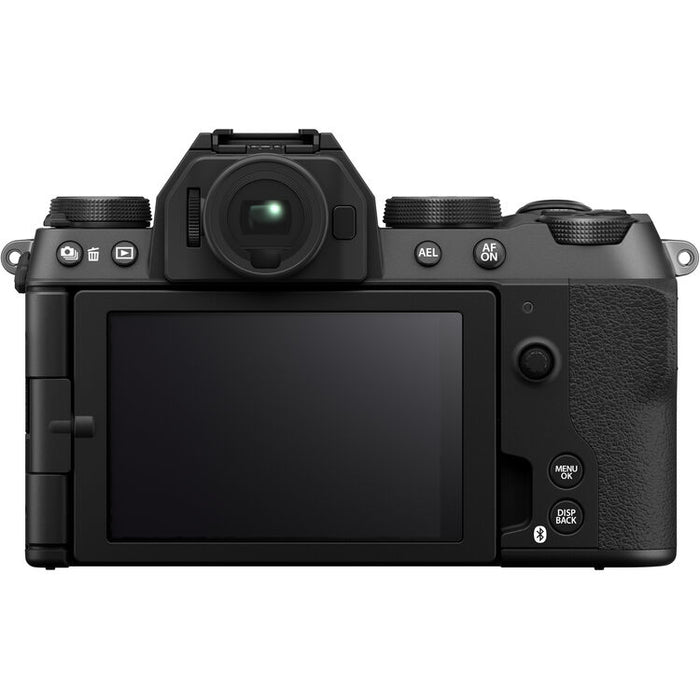 Fujifilm X-S20 Mirrorless Camera with XC 15-45mm f/3.5-5.6 OIS PZ Lens, Bundle with 2x 256GB Memory Card and Battery, 52mm Filter Kit and Shoulder Bag + More