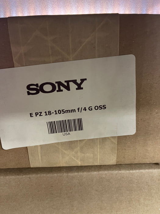 Sony E PZ 18-105mm f/4 G OSS Lens (Open Box)