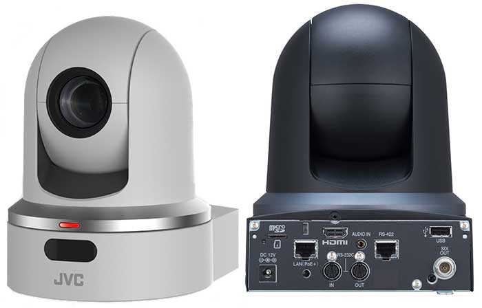 JVC KY-PZ100 Robotic PTZ Network Video Production Camera (White)