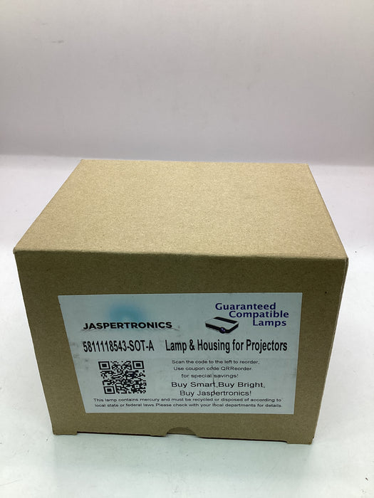✨ Jaspertronics 5811118543‑SOT Lamp & Housing – Restore Bright, True-to-Life Projection