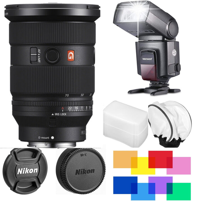 Sony FE 24-70mm f/2.8 GM II Lens Flash Bundle