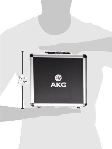 AKG Pro Audio Condenser Microphone XLR Wired Mic Black 3101H00420