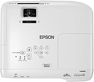 Epson PowerLite 982W 4200-Lumen WXGA 3LCD Projector V11H987020