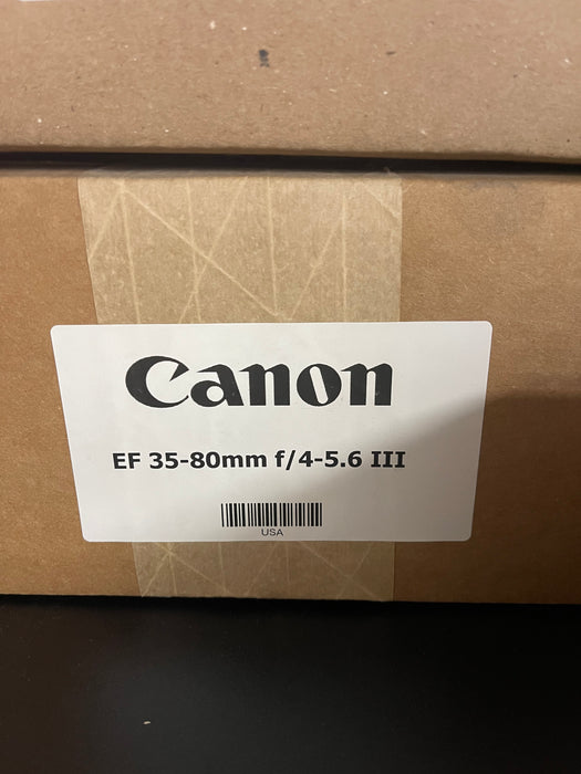 Canon EF 35-80mm f/4-5.6 III Wide Angle Telephoto Zoom Lens (Open Box)