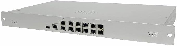 Cisco Meraki MX84 Cloud Managed Security Appliance 10-Port Gigabit Ethernet