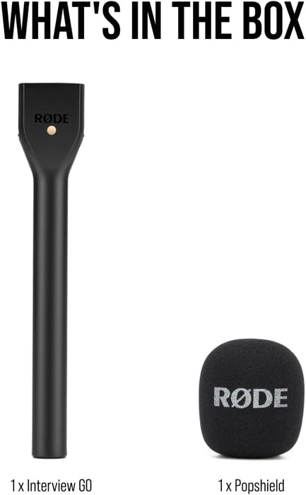 RØDE Interview GO Handheld Adapter for Wireless Mic