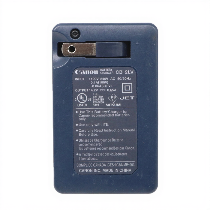 Canon CB-2LV Charger For Canon NB-4L SD30 SD40 SD200 SD300 SD400 SD430 SD450