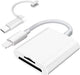 SUNTRSI Dual SD & MicroSD Card Reader for iPhone iPad