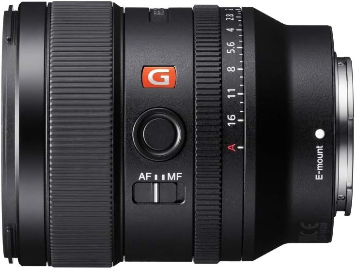Sony E-mount FE 24mm F1.4 GM Full Frame Wide-angle Prime Lens (SEL24F14GM), Black
