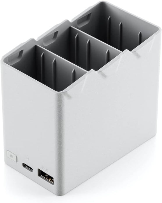 DJI 30W USB-C Two-Way Charging Hub for Mini 3 Pro Batteries, Mobile Power Source and Convenient Battery Storage