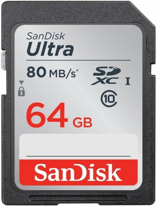 SanDisk 64GB Ultra UHS-I SDXC Memory Card (Class 10)