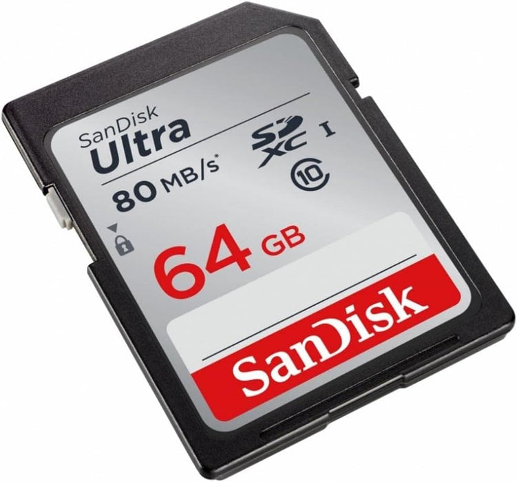 SanDisk 64GB Ultra UHS-I SDXC Memory Card (Class 10)