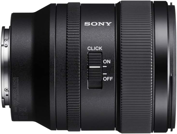 Sony E-mount FE 24mm F1.4 GM Full Frame Wide-angle Prime Lens (SEL24F14GM), Black